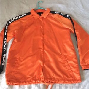 Forever 21 Button Up Wind Breaker